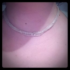 Adjustable Silver Chain Necklace.